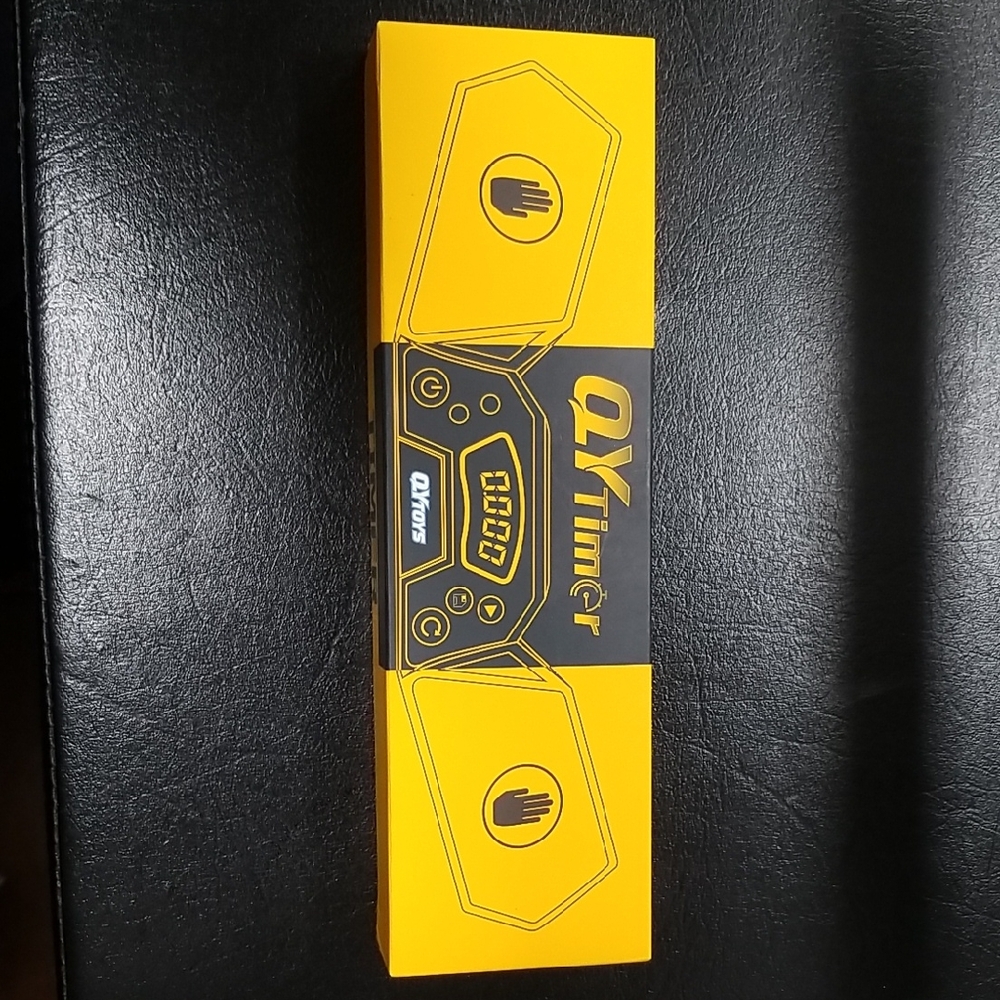 QY Timer in Yellow and Black